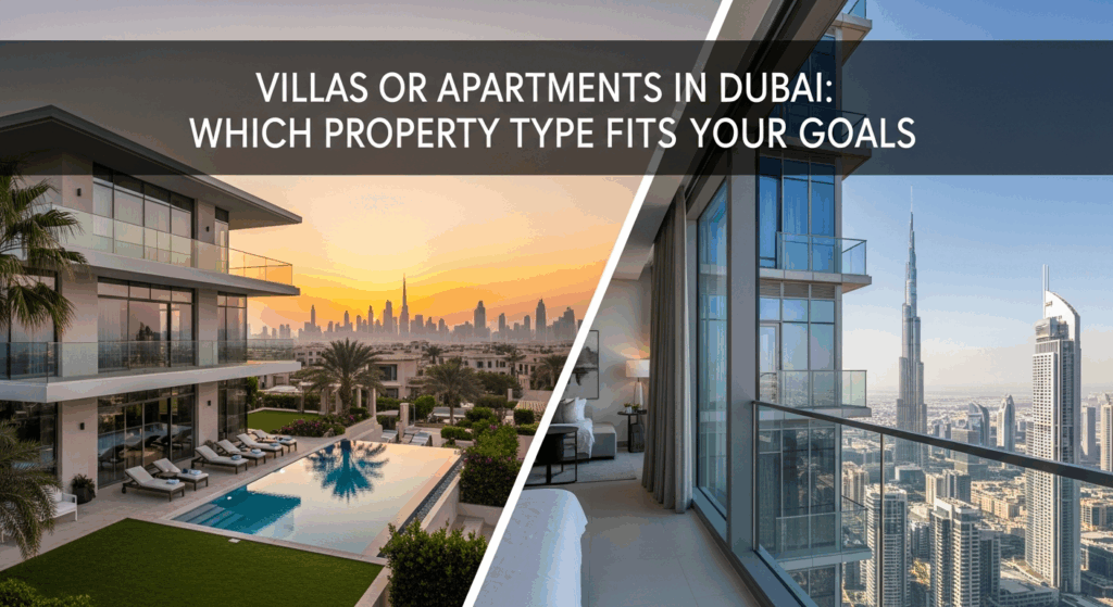 Villas or Apartments in Dubai: Which Property Type Fits Your Goals