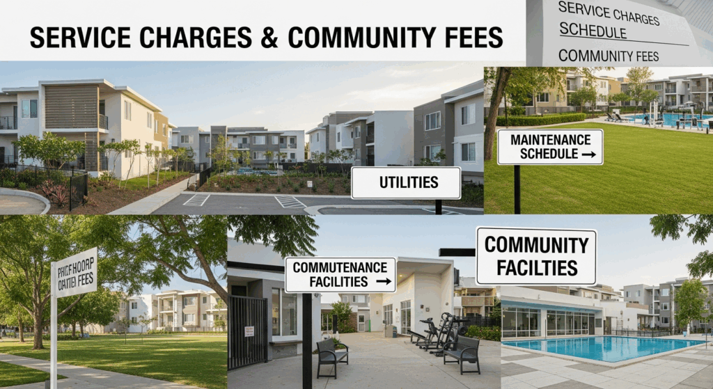 service charges and community fees