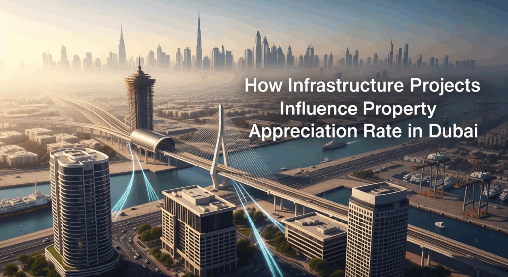How Infrastructure Projects Influence Property Appreciation Rate in Dubai